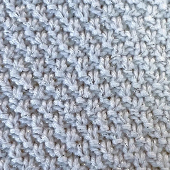 Charter Club Womens NWT Beige Knit Sweater With Metallic Thread Plus Size 0X New - Picture 7 of 7